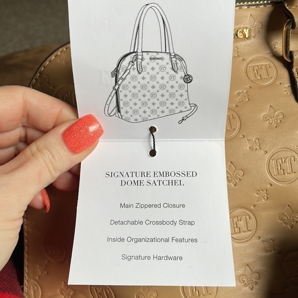 Nwt Ellen Tracy purse 👜 color tan - Picture 11 of 11